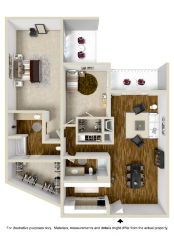 The brentwood 2 bed 2 bath